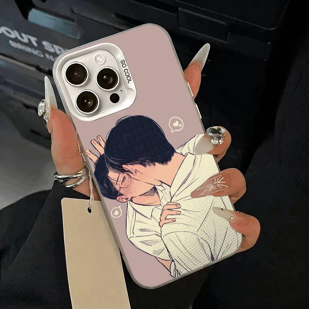 C-Captivated- By -You BL Phone Case For iPhone 11 12 13 14 15 16Pro Max Plus White Sliver  Phone Cover