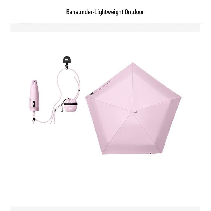 Beneath UV Protection 5-Fold Portable Sun & Rain Umbrella