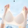 Seamless Bra Women's Thin Underwear Gathering and Tapering Breasts Anti-sagging Bra Breathable Large-sized Bra Without Underwire