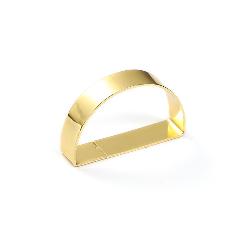 D-Shaped Creative Metal Napkin Holder for Hotel and Restaurant Dining