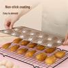 MDNG Non-stick 12-Cavity Shell Cake Baking Pan Set