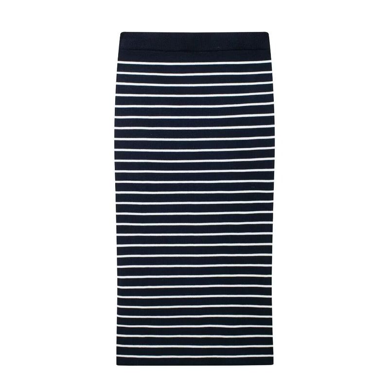 

Kaslead New Arrival Women s Clothing Fashion Style Stripes Knitting Outwear Half-Length Skirt 5755110 5755111 Skirt L