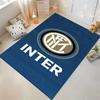 "Inter Milan Logo Blue and Gold Rug, Non-slip rug suitable for living room and bedroom sofas"