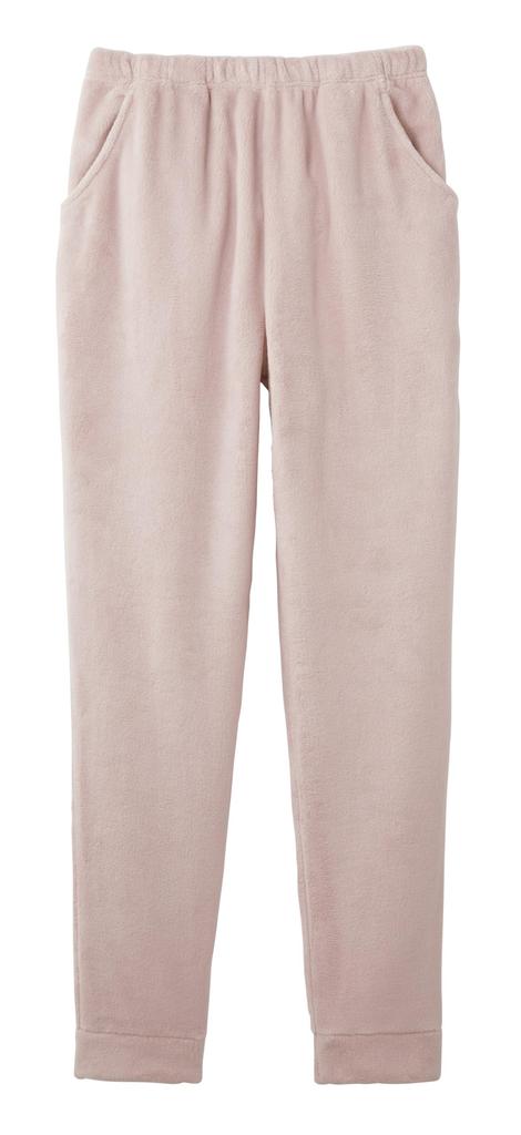 Fluffy Blanket Warmth Pajamas Mauve Pink LL