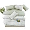 Muji Style Pure Cotton Lotus Pond Bedding Set