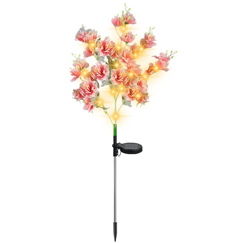 

Букет цветов Солнечный светодиодный светильник Rose Light Уличный садовый газонный светильник Садовый огород Патио Украшение загородного дома розовый