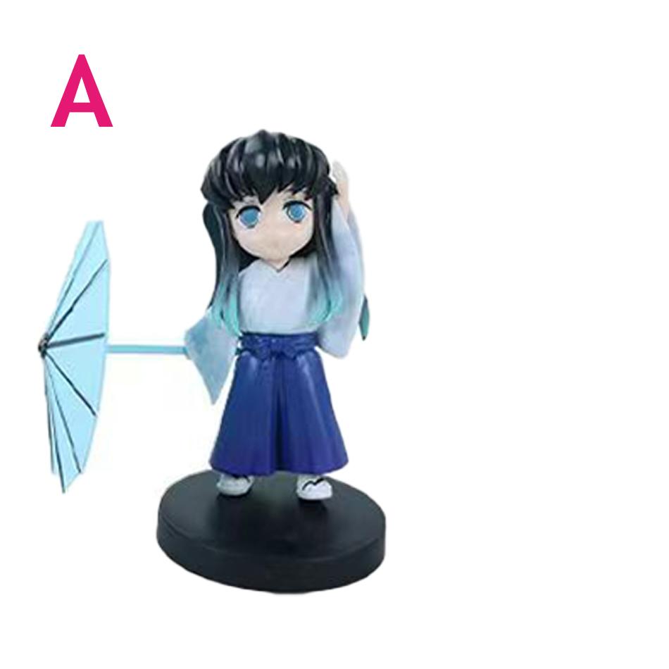 Plum Rain Series  Tanjiro Kamado Nezuko Anime Animation Figurine Creative Statue Model Ornament Surprise Present