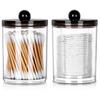 2x Bathroom Container Organizer for Cotton Buds and Hygienic Cosmetic Pads