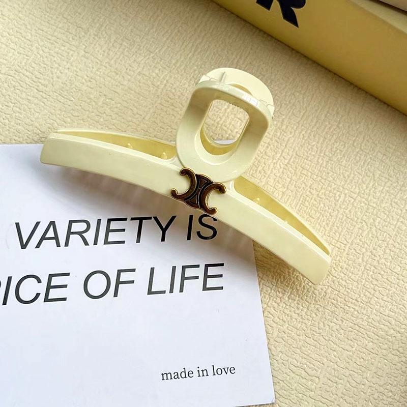 Koreanische Acryl-Haarspange für Damen, elegantes und handgefertigtes Haaraccessoire in großer Hai-Form