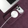 Étui Magnétique de Luxe en ALCANTARA pour IPhone17 Pro Max 16 15 14 13 12 pour Magsafe Cuir Artificiel Suede Supercar Housse de Téléphone