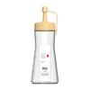Squeeze Bottle With Cap Transparent Leakproof Plastic Dispenser For Kitchen