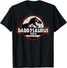 Dadasaurus Dinosaurier Rex Vatertag für Papa Lustiges Geschenk T-Shirt Lässig Vintage T-Shirt Individuell Bedruckte Grafik-T-Shirts Camiseta