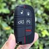 Silicone Car Key Case Cover For Jeep Grand Cherokee Wk2 Kl Wrangler Jk Renegade Commander Compass Keychain Accessories