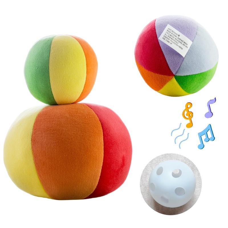 High-quality 0-1 Year Old Children's Educational Toy Rainbow Ball Creative Voice Control