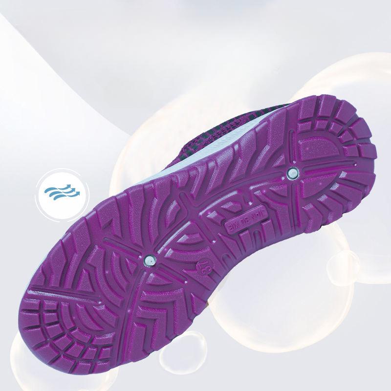 Women's Shoes Walking Casual Shoes Men's and Women's Couples Sneakers Breathable Non-slip Flying Woven Shoes Outdoor Casual Mother Shoes