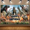 Jurassic Dinosaur Theme Birthday Party Decorations Backdrop Dinosaur Jungle Supplies Background Poster Photography Prop Kid Gift