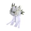 Wedding Handheld Silk Flower Arrangement with Realistic Simulation for Wedding Decoration and Photography Purposes