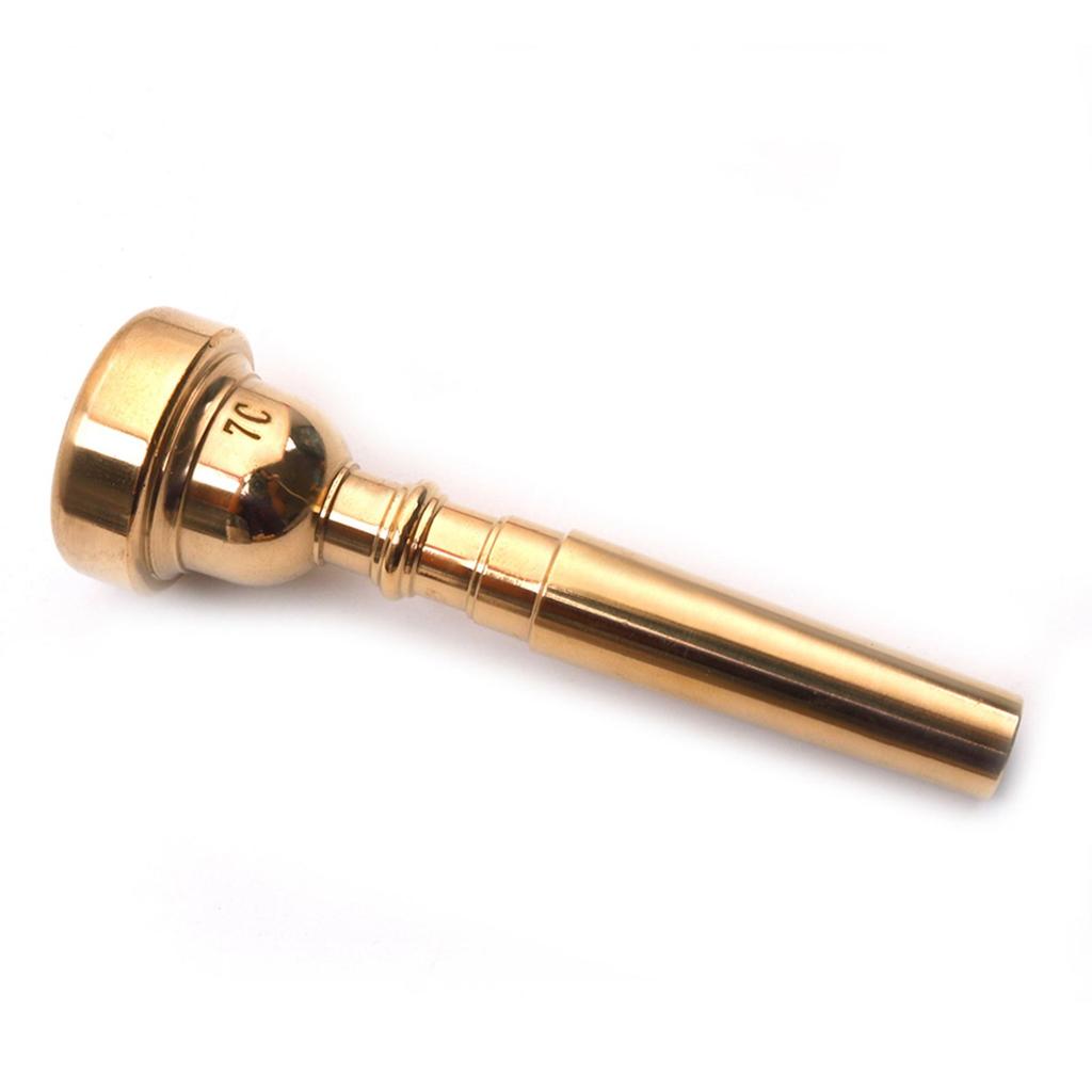 Trumpet Mouthpiece Musical Instrument Accessories Gold Plated 7C