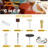 CMCP 100pcs Abrasive Tool Rotary Tool Accessory Set Mini Drill Bit Kit Sanding Polishing Cutting Disc Engraving Heads for Dremel