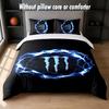 Set Biancheria da Letto Design Monster Energy 1 Copripiumino + 2 Federe Morbido Traspirante Biancheria da Letto per la Casa
