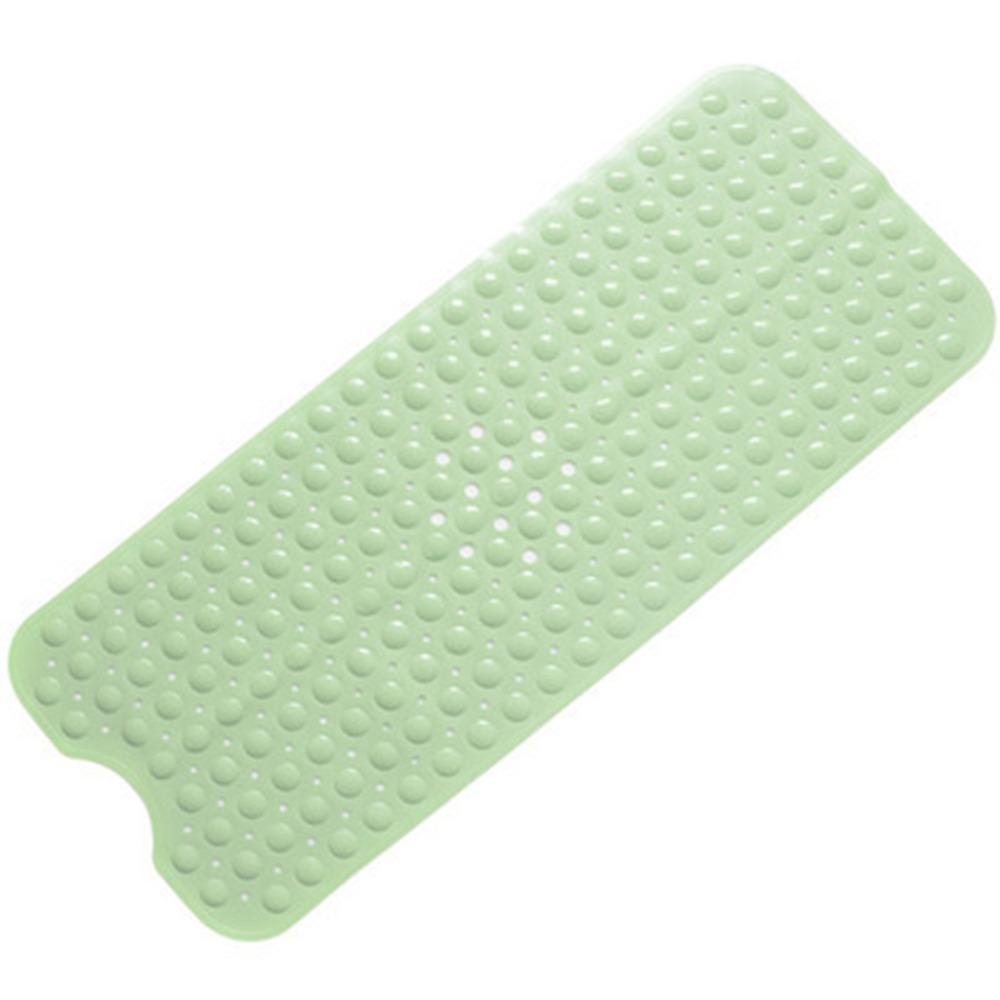 With Machine Washable Extra Long Bath Mat with Drain Holes and Suction Cups BathMat  for Bathroom
