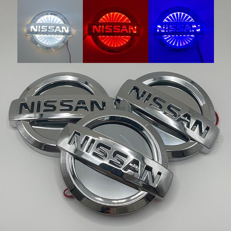 APU1 10,6cm 11,7cm Emblema de LED Adesivo para Traseira de Carro para Nissan XTrail Qashqai Tiida Teana NP300 Sentra Altima Modificação