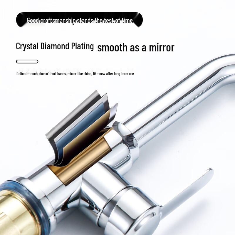 TLXT Stainless Steel Single Cold Bathroom Faucet
