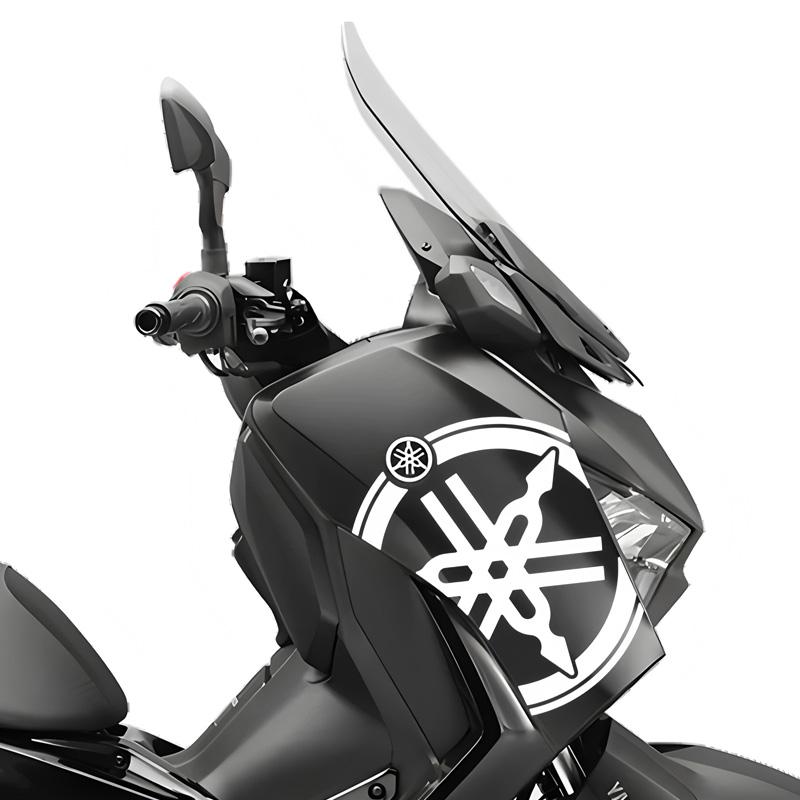 

Подходит для 23 Yamaha XMAX300 наклейка декаль мотоциклетные декали водостойкие автомобильные декали узор версии камертона белый