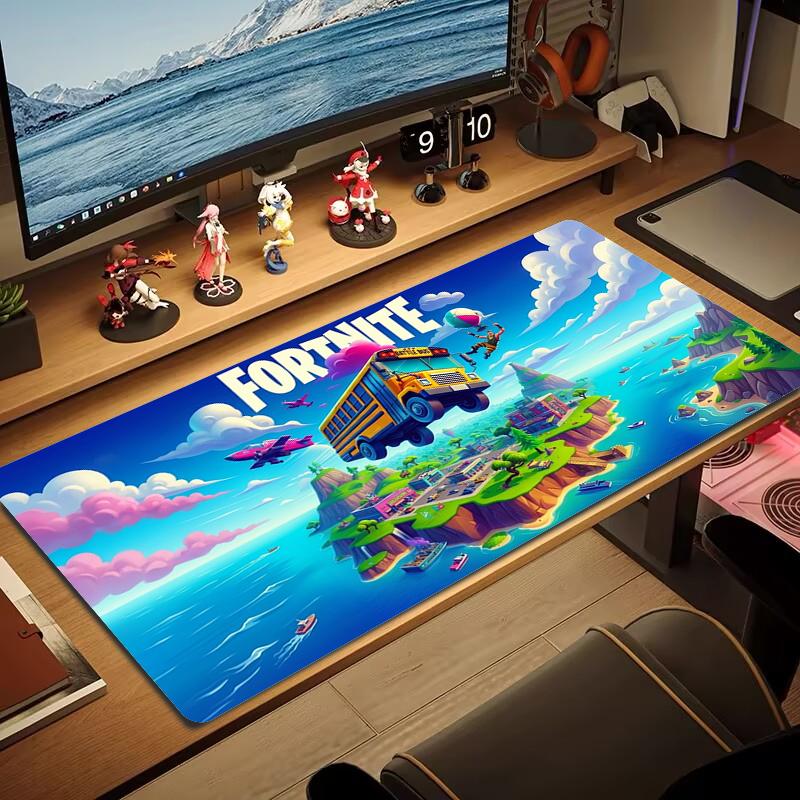 Fortnite Mouse Pad Large Gaming Table Cushion Nonslip Laptop Tablet Big Mousepad Xxl Mat Mini Pc Playmat With Lock Edge