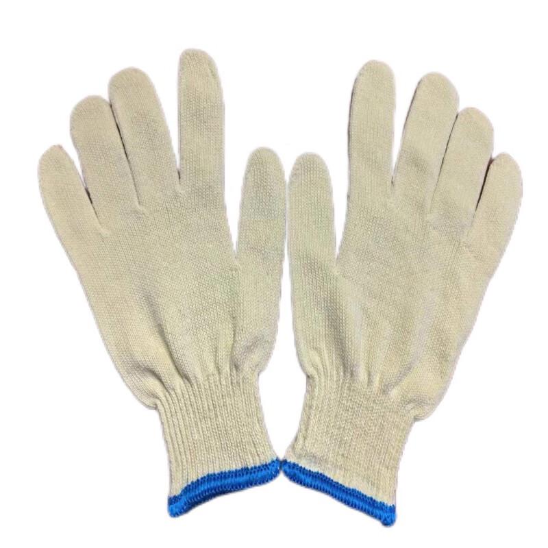 Luteng Sun Island Golden Cotton Work Gloves, 12 Pairs