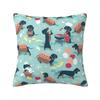 Nordic Kawaii Dachshund Cushion Cover Soft Sausage Badger Wiener Dog Pillow Case Decoration