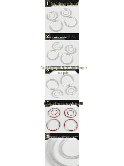 Speaker Box Decorative Ring & Electroplated Cover for Discovery Freelander
