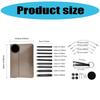 Interchangeable Circular Knitting Needle Set with Case and Accessories From 3.0mm to 6mm Knitting Needle Crochet Hook