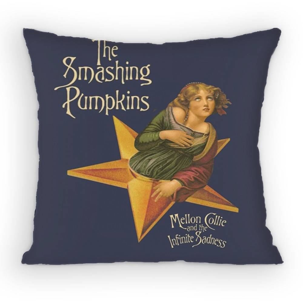 The SSmashing PPumpkins Billy Pillow Case Sofa Living Room Bedroom Headboard Backrest Cushion Square Cushion Nap Time