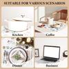 Cotton Linen Waterproof Placemats Set of 4, Daisy Floral Dining Mat Table Mats Decor