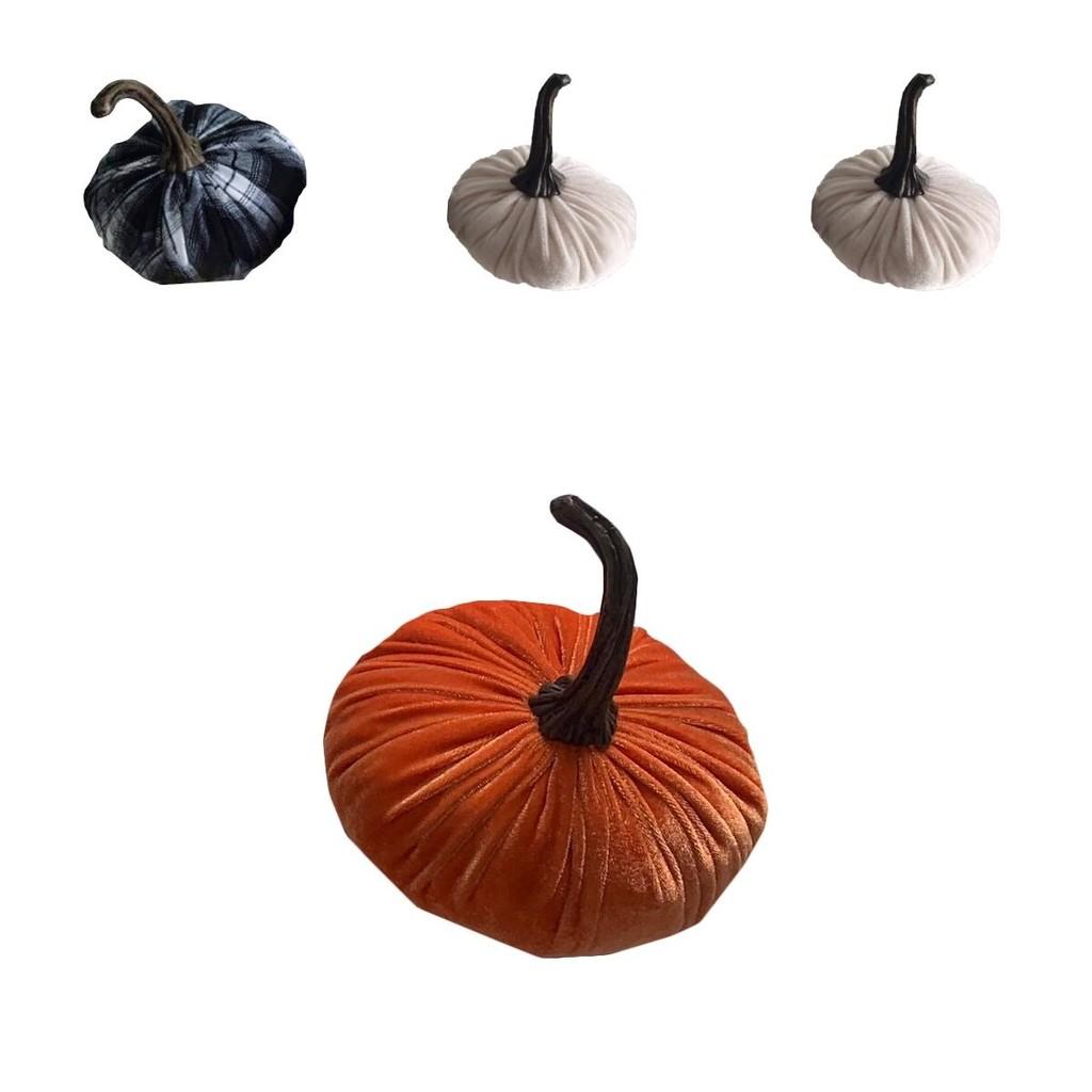 Elegant Blue Pumpkin Plush Pillows Ideal For Halloween And Autumn Decorations