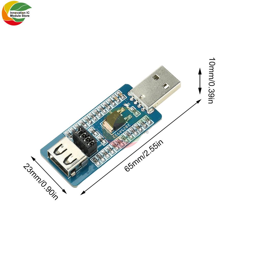 USB A Power Bank Virtual Load Anti-Shutdown Module with Switchable Output Current