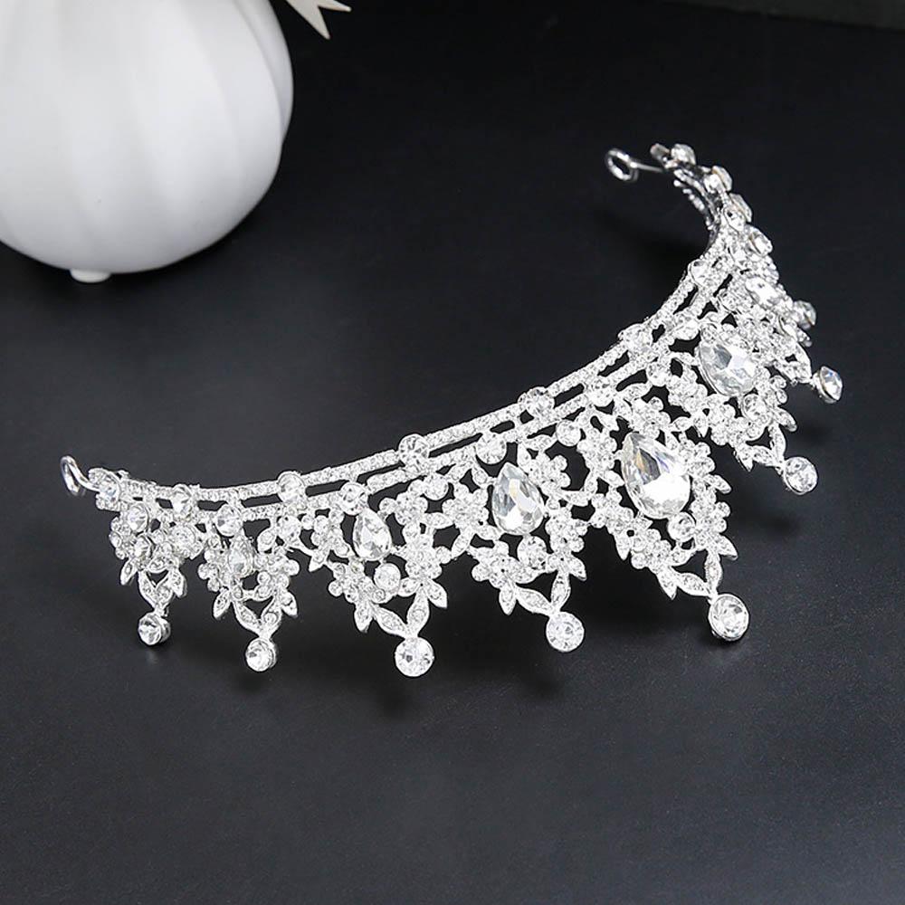 Bling Gorgeous Diadem Bridal Jewelry Crystal Rhinestone Hair Accessories Tiara Crown Headband
