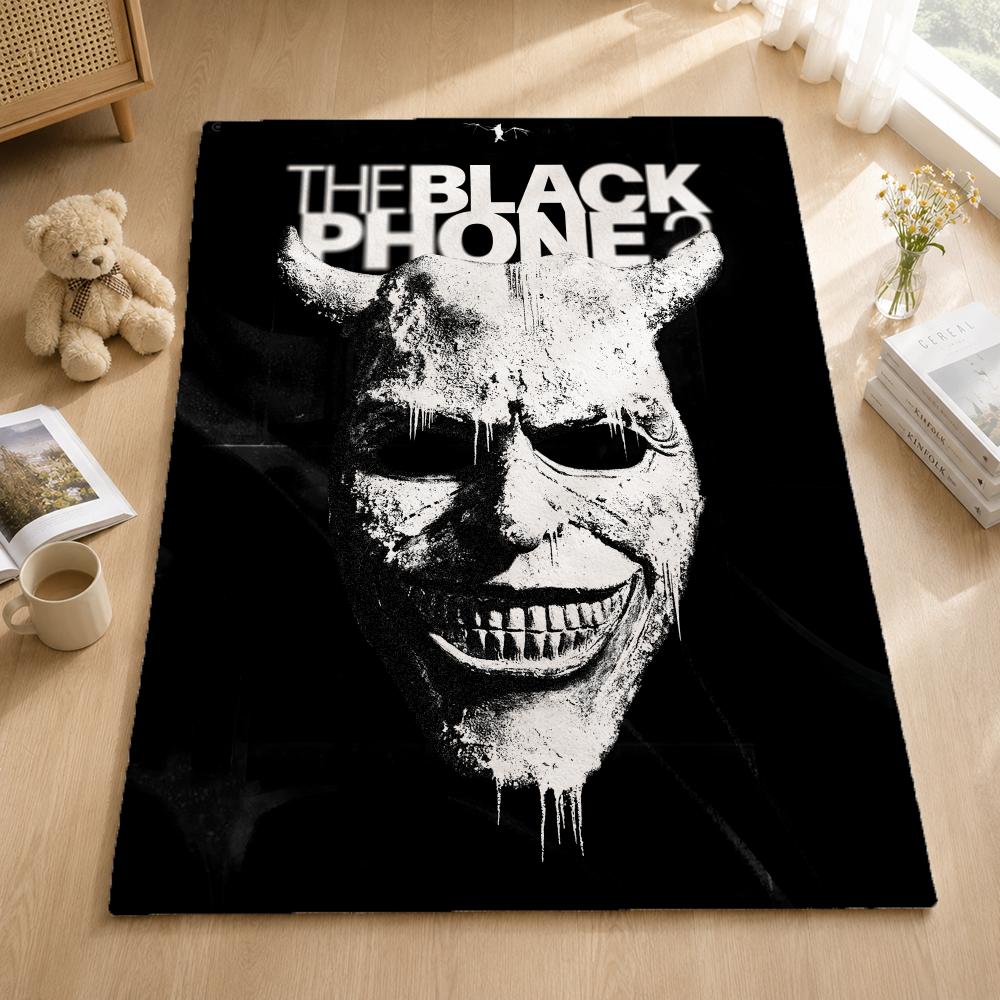 Movie T-The Black Phone Throw Blankets Soft Warm Flannel Blanket Bedding for Bed Living room Home Sofa