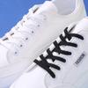6mm Double Layer Flat Shoelaces for Sneakers, Basketball & Skate Shoes, Casual Hat Bands, Black Pants Waistband Drawstring.