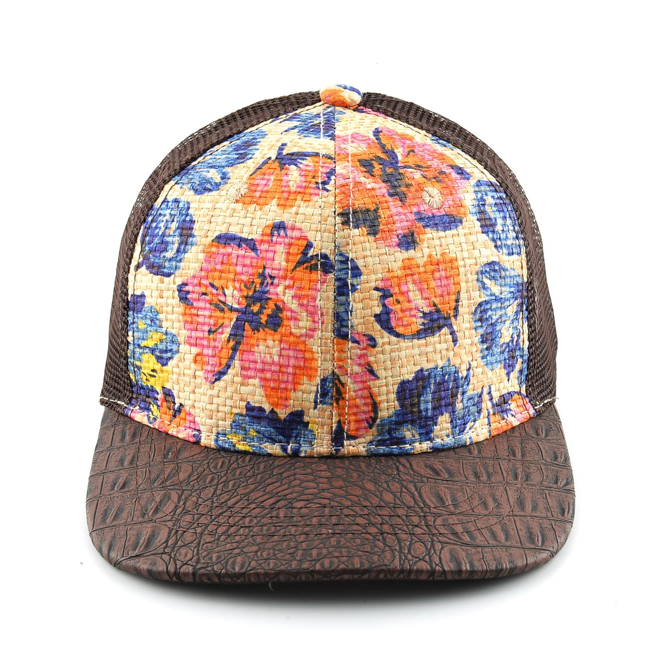 Вязаная соломенная бейсболка для женщин и мужчин, летняя дышащая сетчатая бейсболка 56-60cm