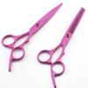 6.0 Inch, Pink, Paint, Hair Scissors, Hair Scissors, Flat Scissors, Bangs Scissors, Thin Scissors