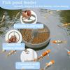 3pcs Round Floating Fish Feeding Ring Plastic Gray Aquarium Food Feeder Durable Pond Fish Feeder for Guppy Betta Turtle