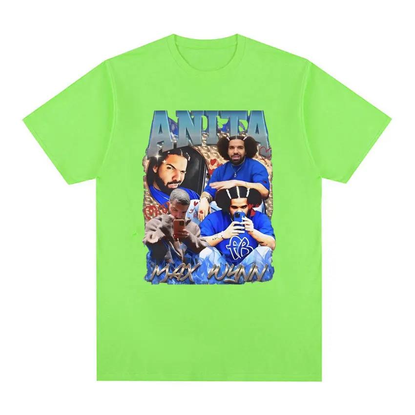 Drake Anita Max Wynn Funny Meme Graphic T-shirts for Men Women Clothing Fashion Hip Hop Style T-shirt Casual 100% Cotton T Shirt