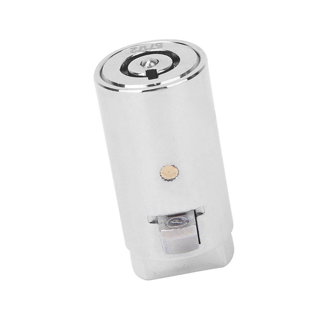Zinc Alloy Chrome Color Single Opening Key Vending Machine Lock Cylinder for Automatic Selling Machi