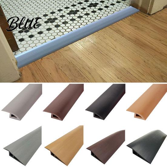 Floor Edge Reducer Sealing Universal Waterproof PVC Strip Self-Adhesive 10/15mm Transition Cuttable Wear-resistant Carpet to