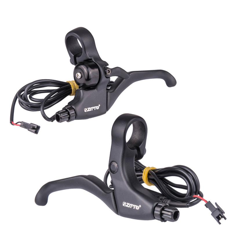 

1 Pair Of Aluminum Alloy Lithium Electric Car Brake Lever With Bell Brake Lever Model SB4A чорний