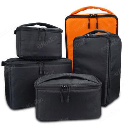 Bolsa Inserto Impermeable para Cámara DSLR Portátil con Partición Interna Acolchada Protectora Bolsa Inserto Supergruesa a Prueba de Caídas Bolso de Mano