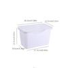 1pc Cabinet Style Trash Can, Hangable Plastic Garbage Bin for Cabinet Door, Simple and Practical Kitchen Tools
