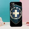 Greece Greek National Flag Case For iPhone 14 13 12 11 15 16 Pro Max X XR XS Max 14 Plus Soft Back Cover